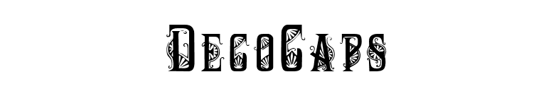 DecoCaps font preview