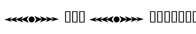 DecoDividers font preview