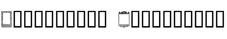 Decorative Ornamental font preview