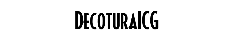 DecoturaICG font preview