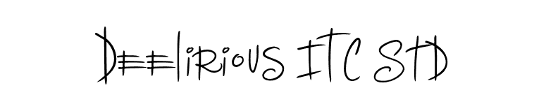 Deelirious ITC Std font preview