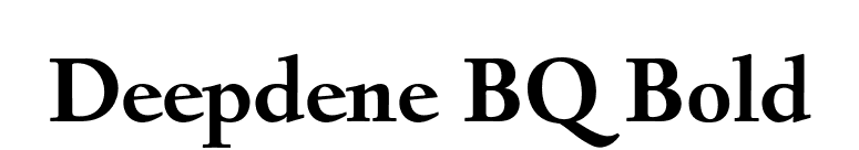 Deepdene BQ Bold font preview