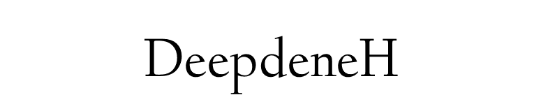 DeepdeneH font preview