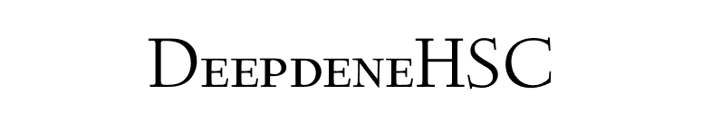 DeepdeneHSC font preview