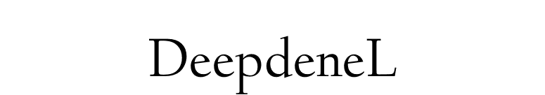 DeepdeneL font preview