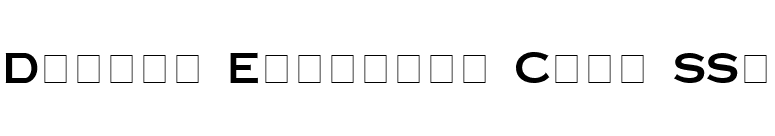 Deices Engraved Caps SSi font preview