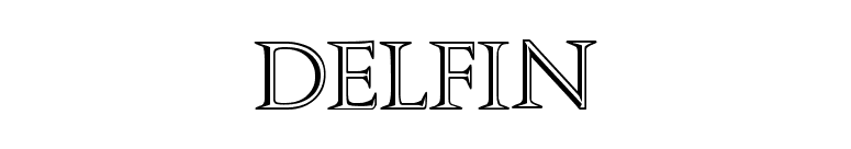 Delfin font preview