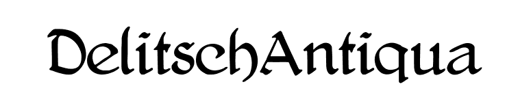 DelitschAntiqua font preview