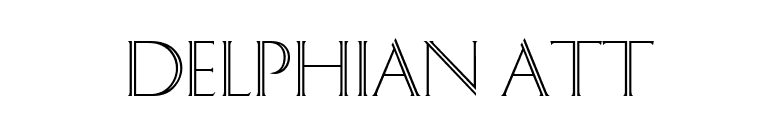 Delphian ATT font preview