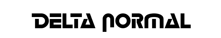 Delta Normal font preview