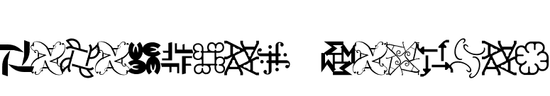 DementiaA Regular font preview