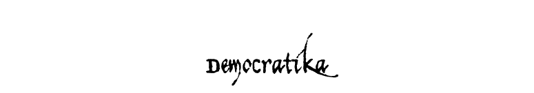 Democratika font preview