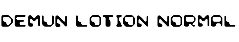 Demun Lotion Normal font preview