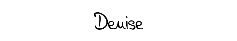 Denise font preview