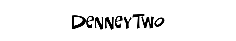 DenneyTwo font preview