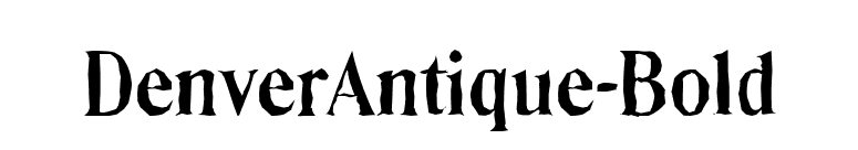 DenverAntique-Bold font preview