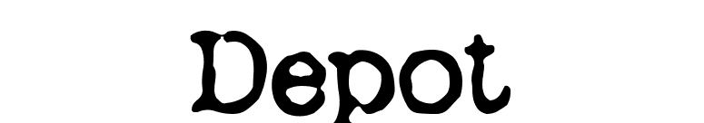 Depot font preview