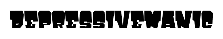 DepressiveManic font preview