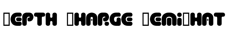 Depth Charge SemiPhat font preview