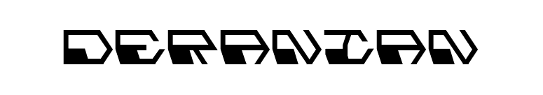 Deranian font preview