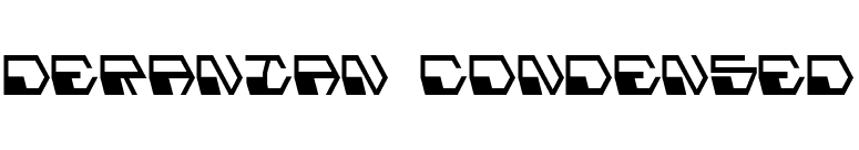 Deranian Condensed font preview