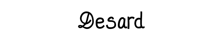 Desard font preview
