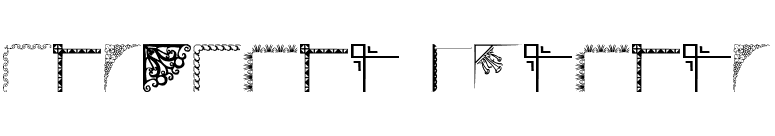 Designer Corners font preview