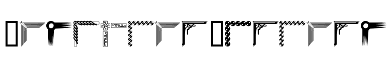 DesignerCorners font preview