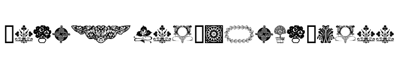 DesignerMotifsThree font preview