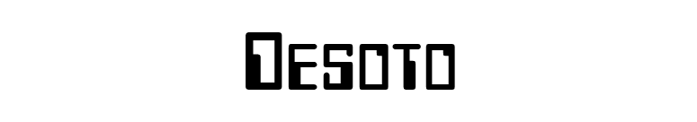 Desoto font preview