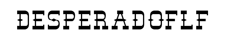 DesperadoFLF font preview