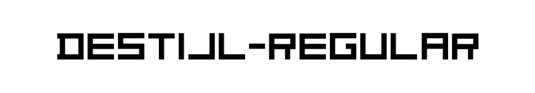 DeStijl-Regular font preview