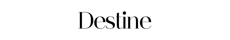 Destine font preview