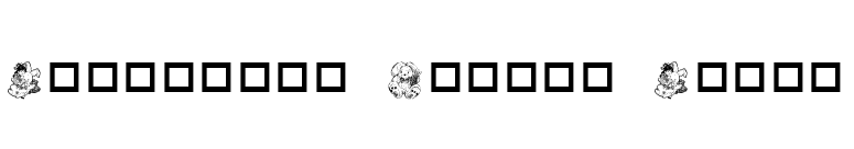Destiny's Easter Dings font preview