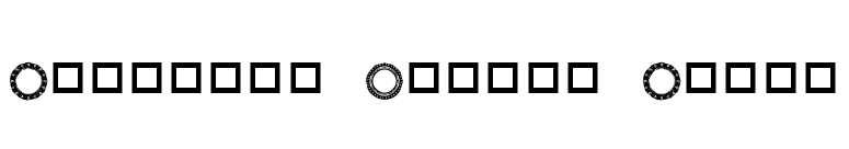 Destinys Border Dings font preview