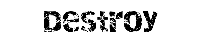 Destroy font preview