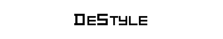 DeStyle font preview