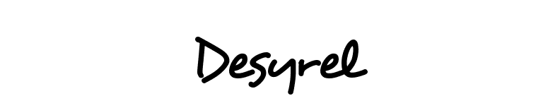 Desyrel font preview