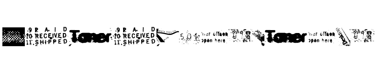 Determination font preview