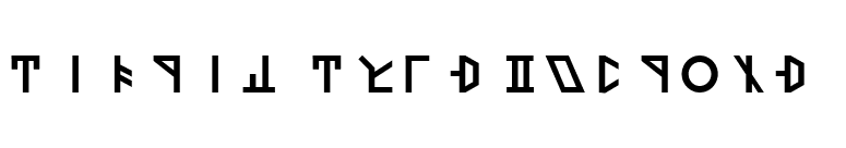 Dethek Dwarvish-FR  font preview