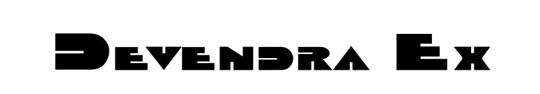 Devendra Ex font preview
