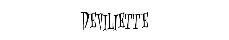 Deviliette font preview