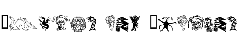 Devils and Dragons font preview