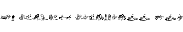 Df Backyard BeastiesTT ITC font preview