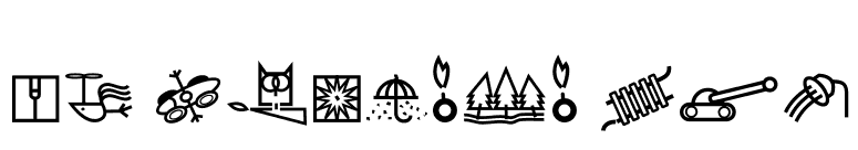 DF Beorama ITC font preview