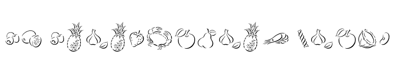 DF Delectables Plain font preview