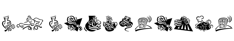 DF Diversions font preview
