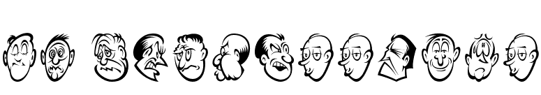 DF Expressions font preview