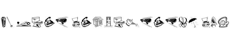 DF Home Improvement ITC font preview