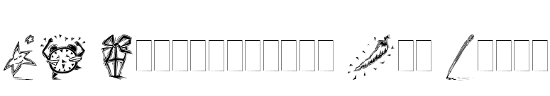 DF Inspirations Two Plain font preview